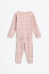 Patterned Lace Pajama Set