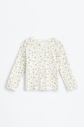 Patterned Lace Pajama Set