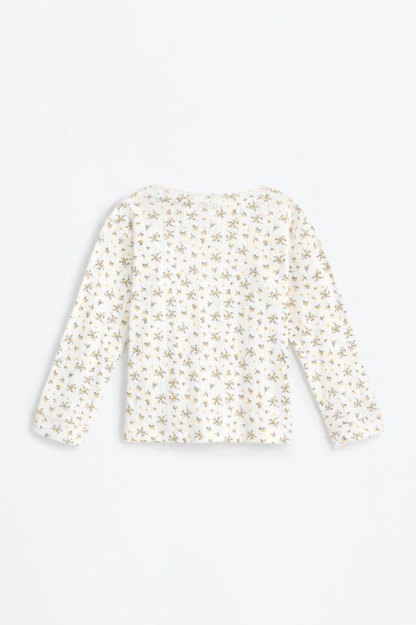 Patterned Lace Pajama Set