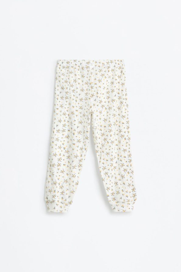 Patterned Lace Pajama Set