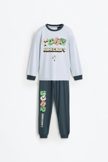 Glow-in-the-Dark Minecraft Pajama Set