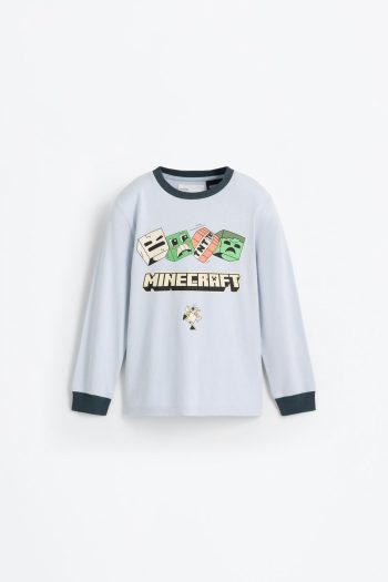 Glow-in-the-Dark Minecraft Pajama Set