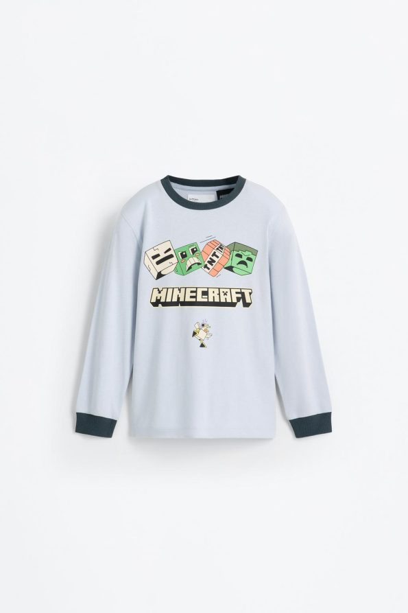 Glow-in-the-Dark Minecraft Pajama Set