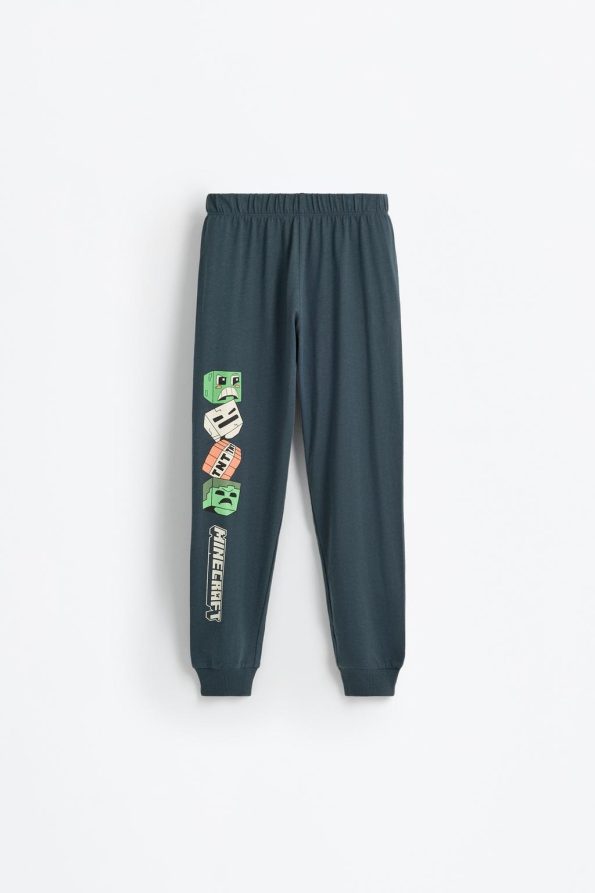 Glow-in-the-Dark Minecraft Pajama Set