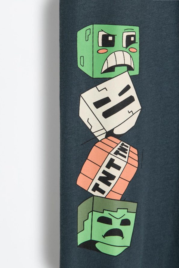 Glow-in-the-Dark Minecraft Pajama Set
