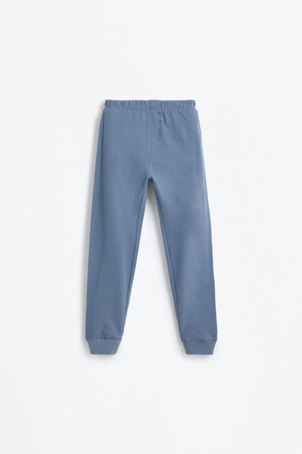 Textured Long Pajama Set