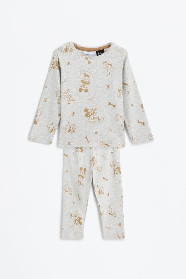 Mickey Mouse Ruffled Pajama Set
