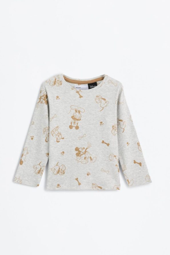 Mickey Mouse Ruffled Pajama Set