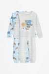 2-Piece Patterned Long Pajama Set