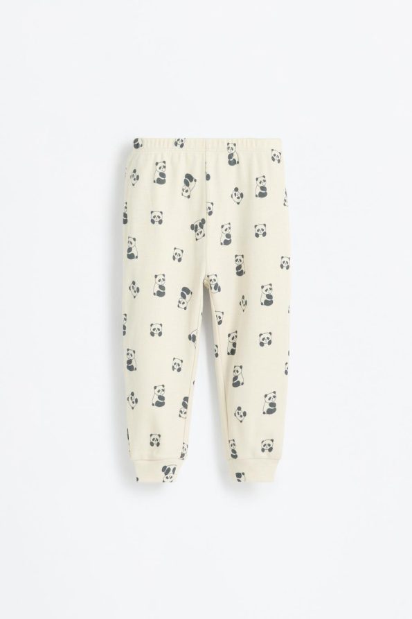 2-Piece Patterned Long Pajama Set