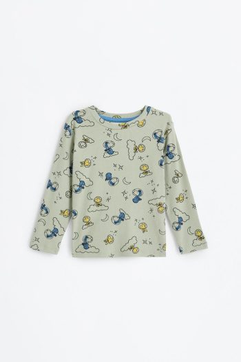 Snoopy Peanuts™ Ribbed Pajama Set