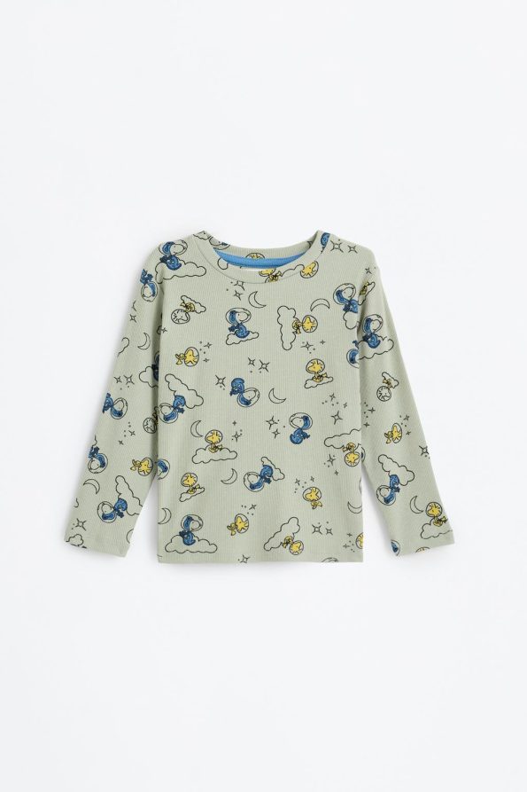Snoopy Peanuts™ Ribbed Pajama Set