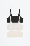3-Pack Strappy Crop Tops