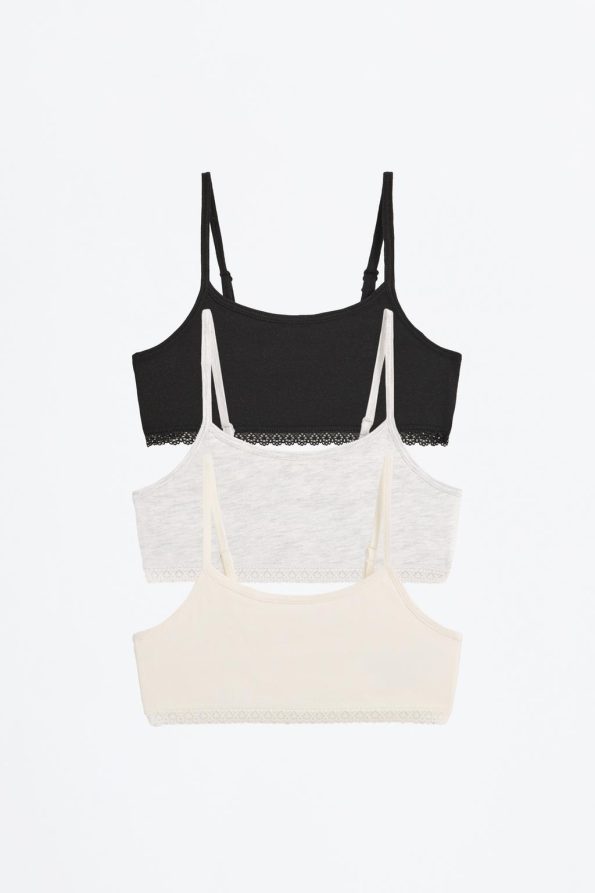 3-Pack Strappy Crop Tops