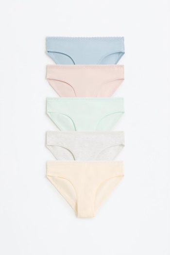 5-Piece Coordinated Hipster Panty Set