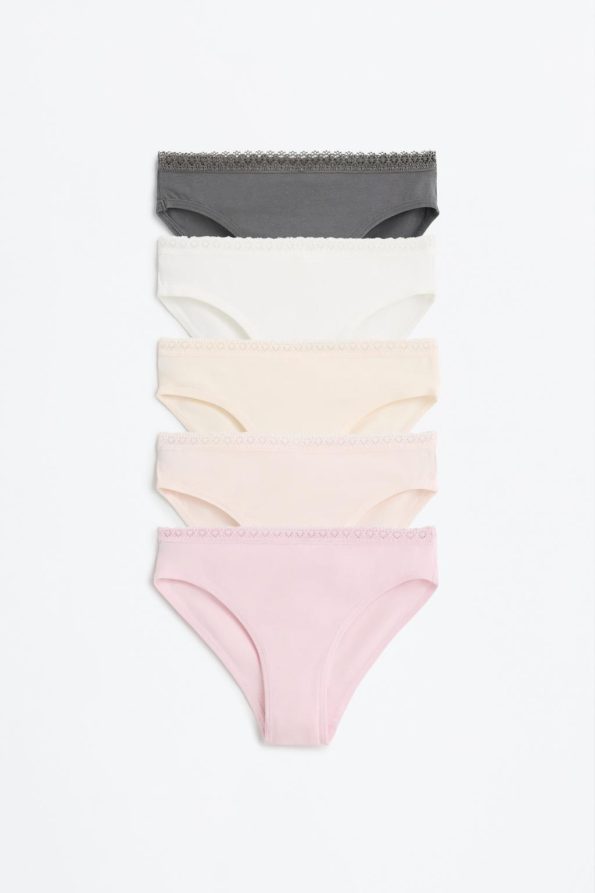 5-Piece Matching Hipster Panty Set