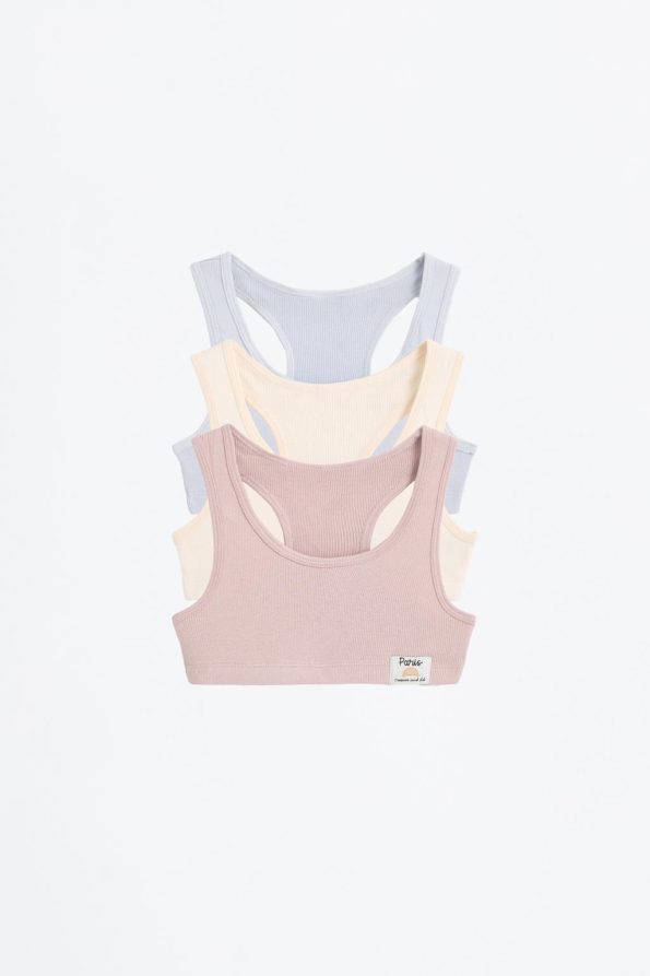 3-Pack Ribbed Tops