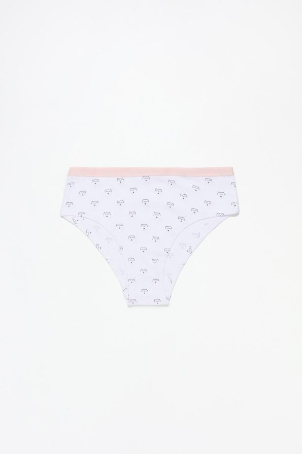 7-Pack Cat Print Hipster Panties
