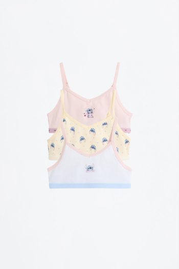 3-Pack Adjustable Stitch ©Disney Print Tops