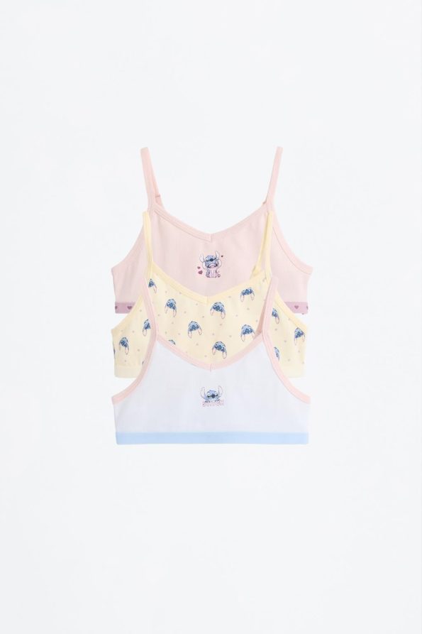 3-Pack Adjustable Stitch ©Disney Print Tops