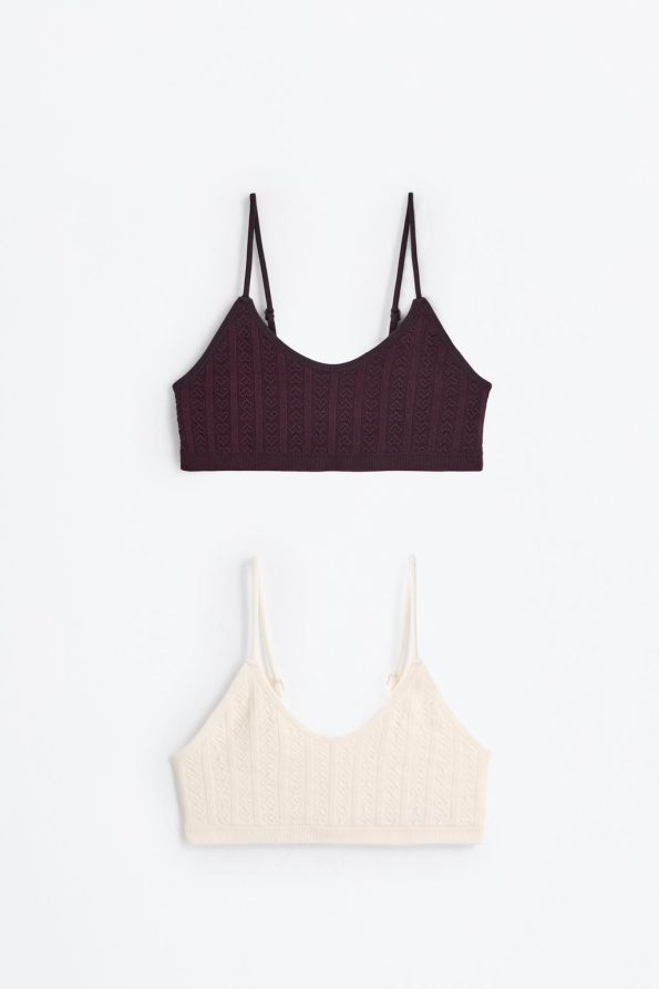 Set of 2 Seamless Ribbed Tank Tops