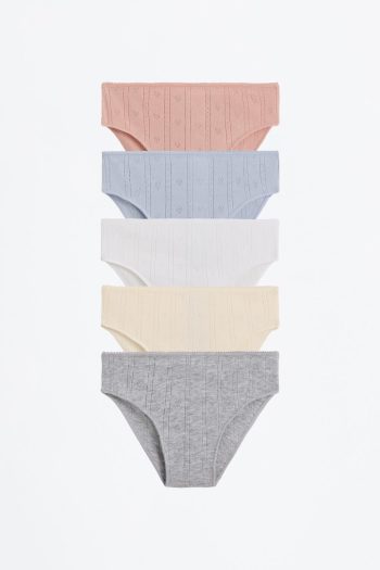 Pack of 5 Floral Lace Briefs