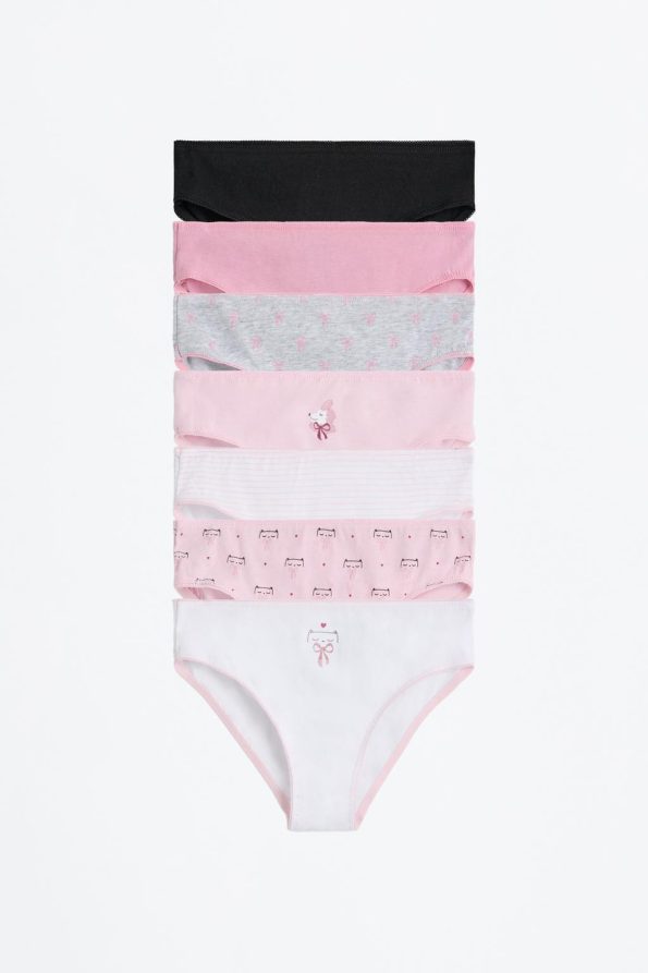 7-Pack Bow Patterned Underwear