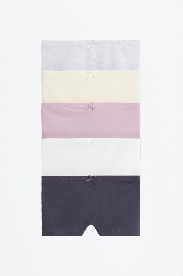 5-Pack Solid Color Boxer Briefs