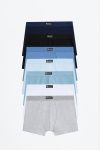 7-Pack Solid Color Boxer Shorts