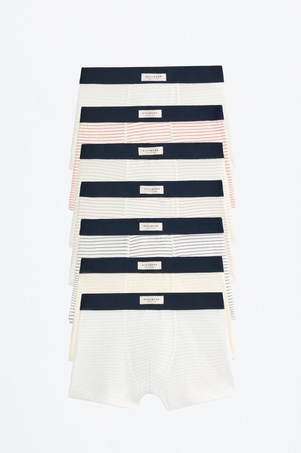 7-Pack Striped Boxer Shorts