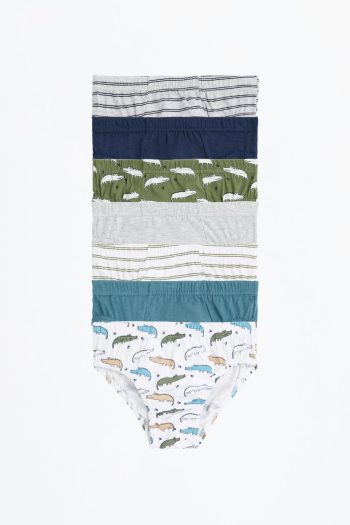 7-Pack Crocodile Print Underwear