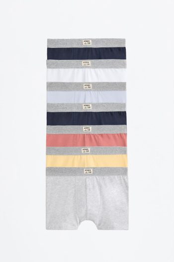 7-Pack Solid Color Boxer Briefs