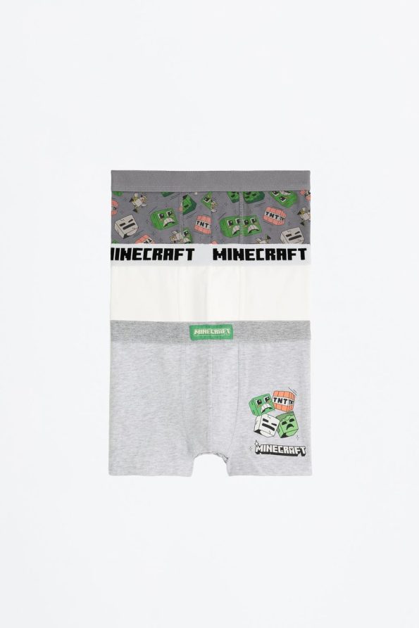 3-Pack Minecraft Boxer Shorts