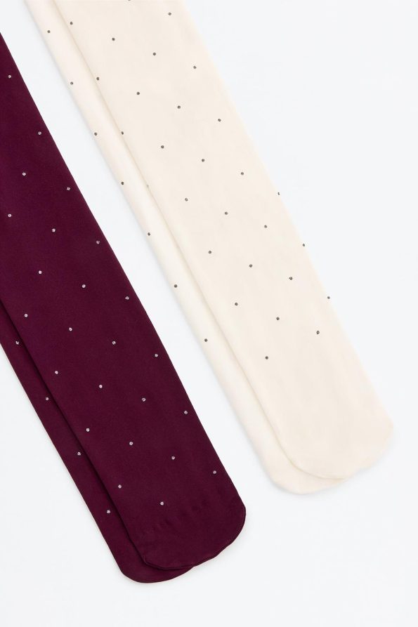2-Pack Patterned Tights