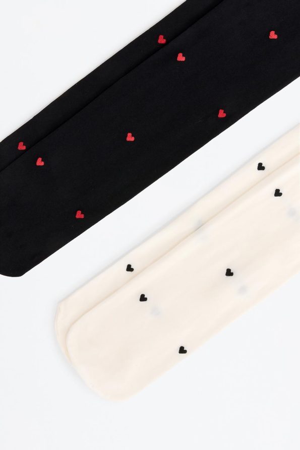 Pack of 2 Patterned Tights