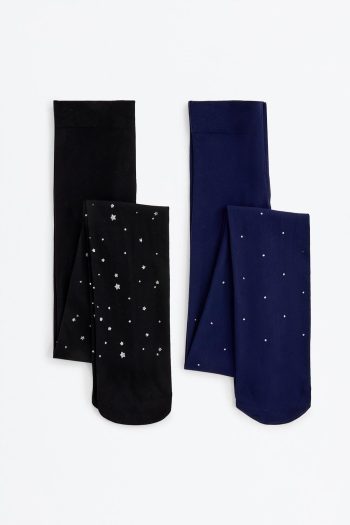 Set of 2 Shiny Tights