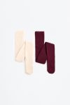 2-Pack Solid Color Tights