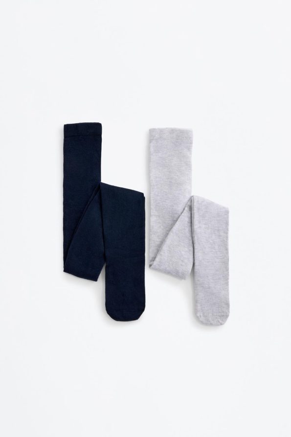 Pack of 2 Solid Color Tights
