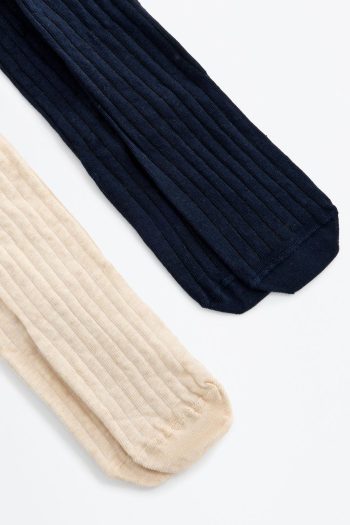 2-Piece Ribbed Tights Set