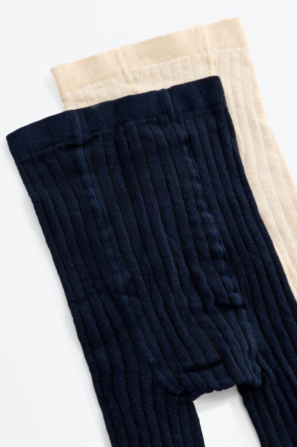 2-Piece Ribbed Tights Set
