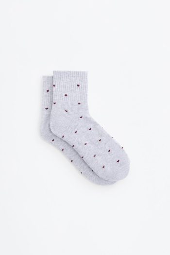 5-Pack Contrast Design Ankle Sock Set