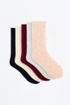 5-Pack Polka Dot Long Socks