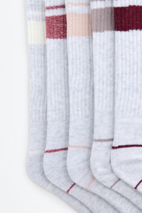5-Pack Long Sport Socks