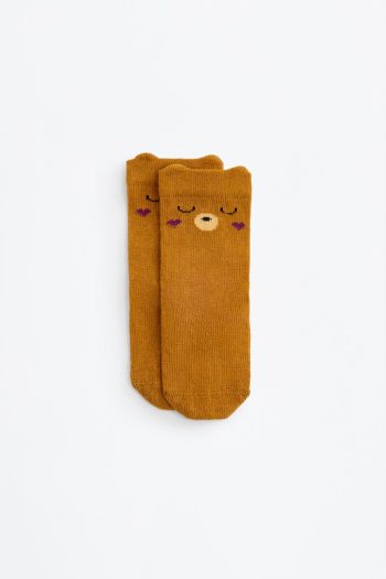 5-Pack Bear Pattern Ankle Socks