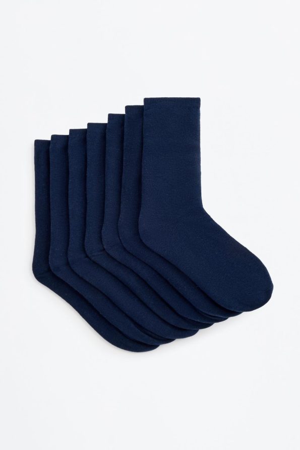 7-Pack of Solid Color Long Socks