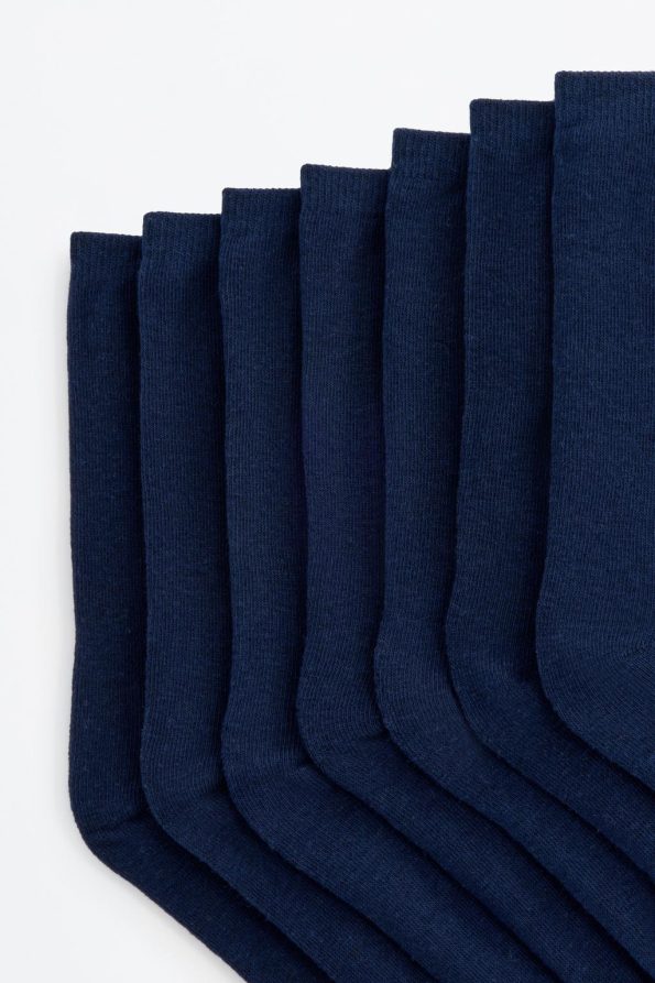 7-Pack of Solid Color Long Socks