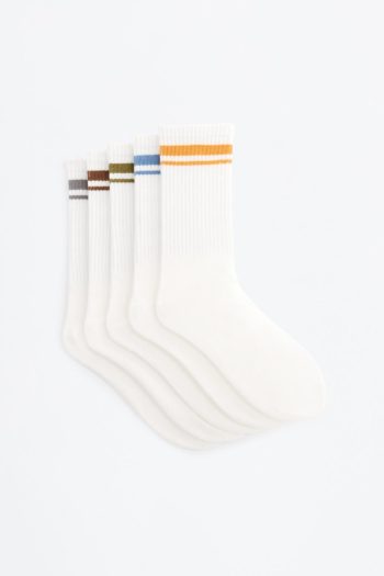 Pack of 5 Striped Long Socks
