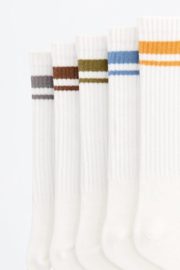 Pack of 5 Striped Long Socks