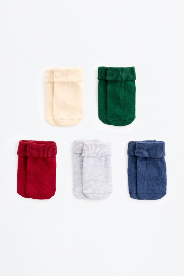 5-Pack Non-Slip Socks