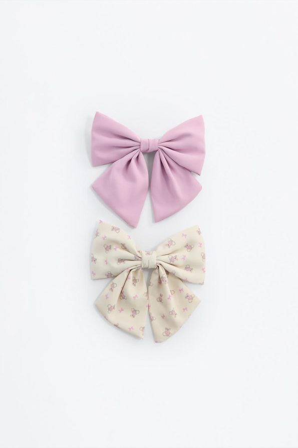 2-Piece Contrast Bow Set